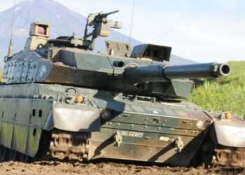 Tanque Type 10 da Força de Autodefesa. Foto: Reprodução/FNN