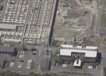Estação de tratamento de esgoto em Inazawa. Foto: Reprodução/Chukyo TV