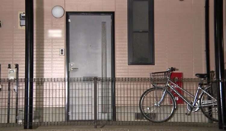 Apartamento onde pai e filho moravam, em Narita. Foto: Reprodução/JNN