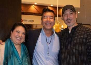 A partir da esquerda, Priscilla Kajihara, Jhony Sasaki e Gustavo Matsumoto. Foto: Alex Santos