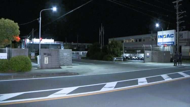 Fábrica onde ocorreu o crime, em Anjo. Foto: Reprodução/CTV