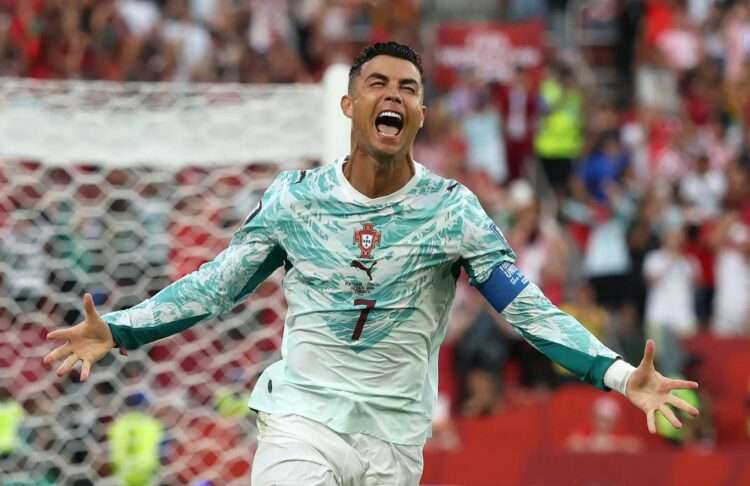 Cristiano Ronaldo comemora gol. Fotos: Divulgação/Fifa