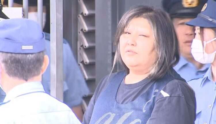 Masae Sakurai, presa por lesão corporal em Koga. Foto: Reprodução/FNN