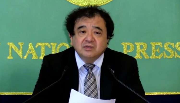 Advogado Shoichi Ibusuki. Foto: Reprodução/日本記者クラブ