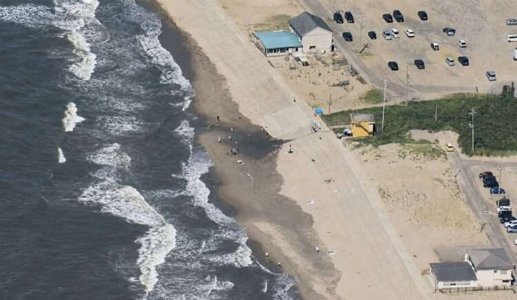 Local onde ocorreu o acidente, em Niigata. Foto: Reprodução/FNN