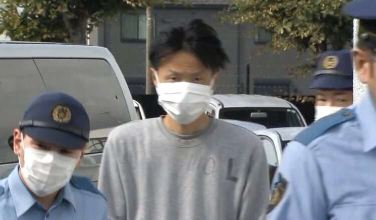 Atsushi Goto, preso por tentar assaltar uma loja de conveniência em Gunma. Foto: Reprodução/FNN