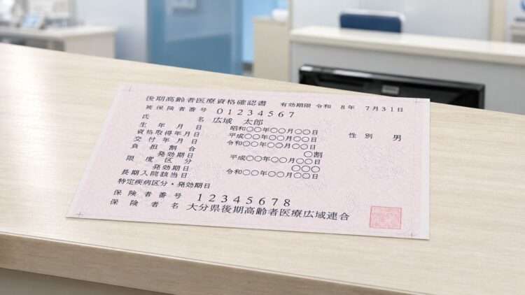 Modelo de documento de confirmação de elegibilidade. Imagem gerada por IA