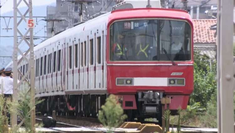 Trem da linha Meitetsu Nagoya. Foto: Reprodução/Tokai TV