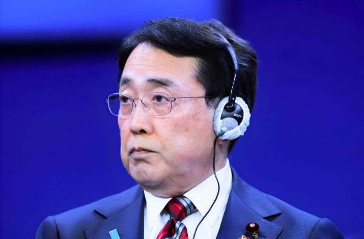 Ministro da Economia, Comércio e Indústria do Japão, Ryosei Akazawa. Foto: Reprodução/The Japan Times
