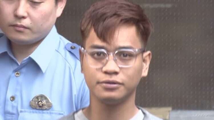 Suspeito preso no Aeroporto de Haneda. Foto: Reprodução/JNN