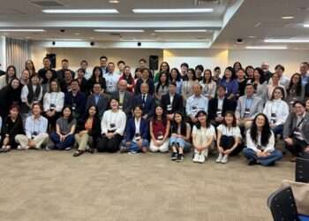 Participantes e organizadores do Conexão Bunkyo Japão, em Tóquio. Foto: Virgínia Oshima/Cedida